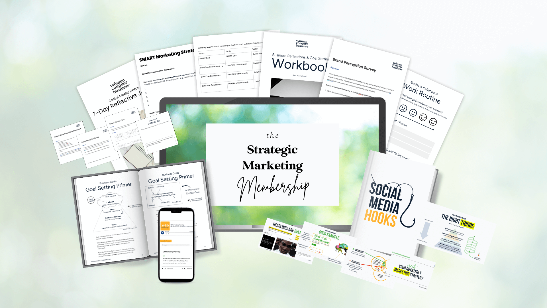 A snapshot of what's inside the Strategic Marketing Membership.