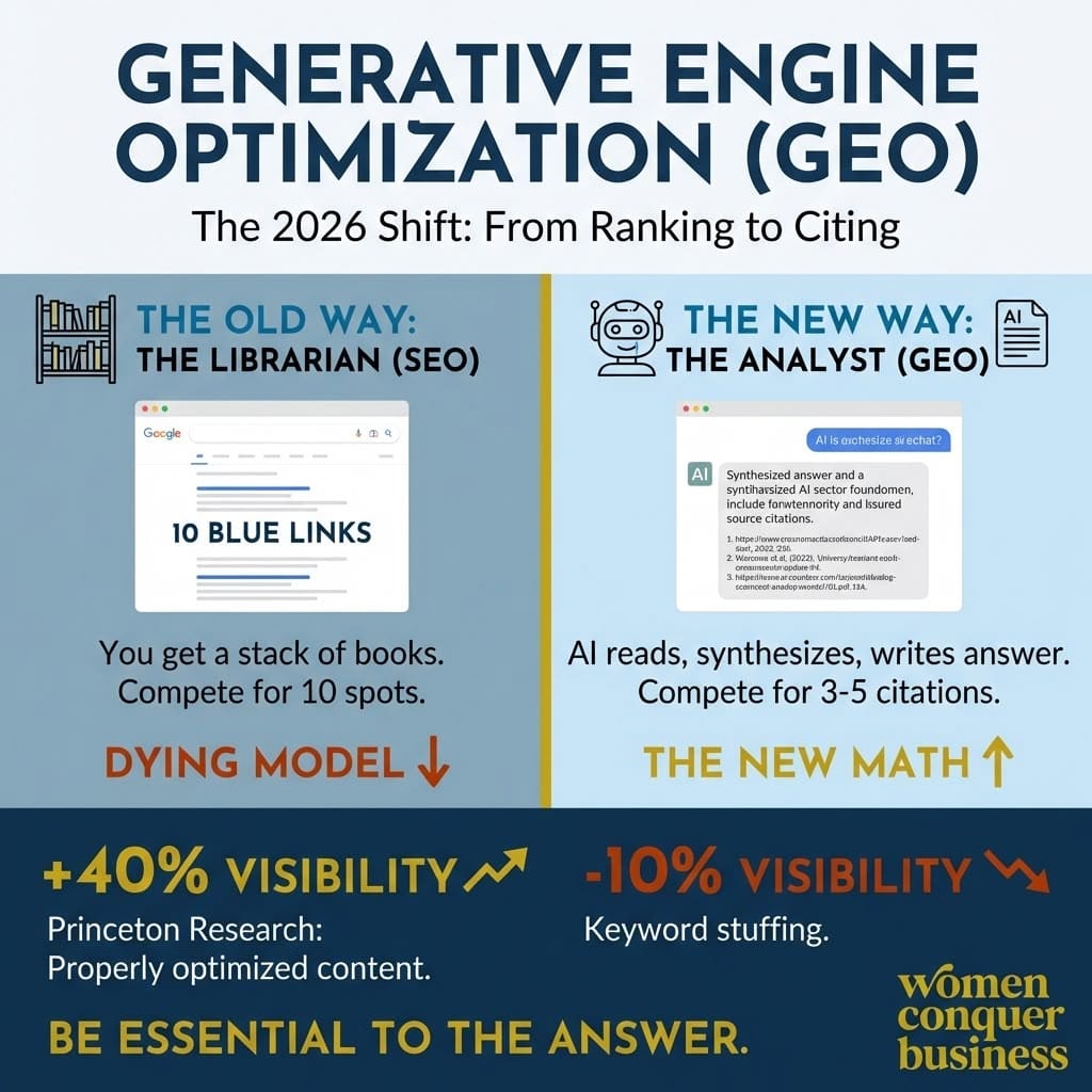 generative engine optimization (GEO) Google vs AI search results