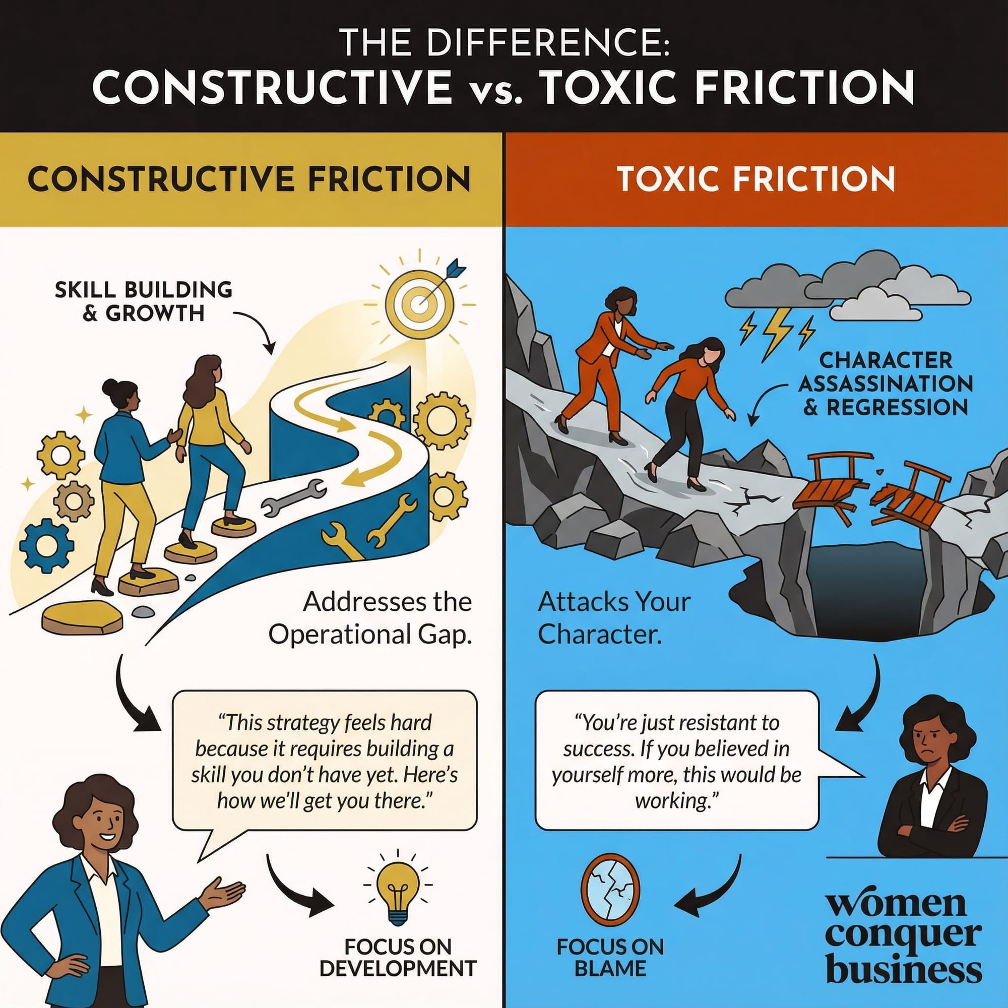 fire your marketing coach constructive vs toxic friction