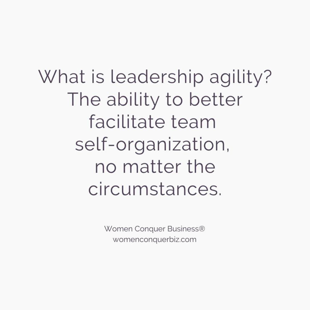 Top 3 Professional Agile Leadership Questions Being Asked in 2022 2 But what is leadership agility? The ability to better facilitate team self-organization, no matter the circumstances.
