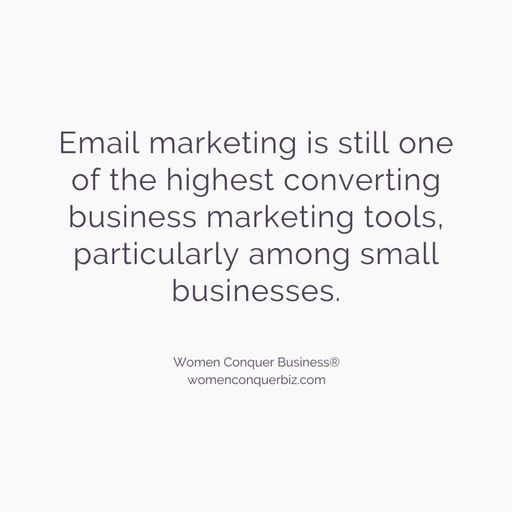 How Marketing Automation Strategy Improves Your Business (4 Great Strategies) 3 Email marketing is still one of the highest converting business marketing tools, particularly among small businesses.