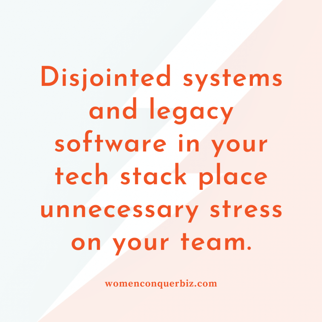 Fintech Stack Design & Financial service tech stack - Disjointed systems and legacy software can place unnecessary stress on your team.