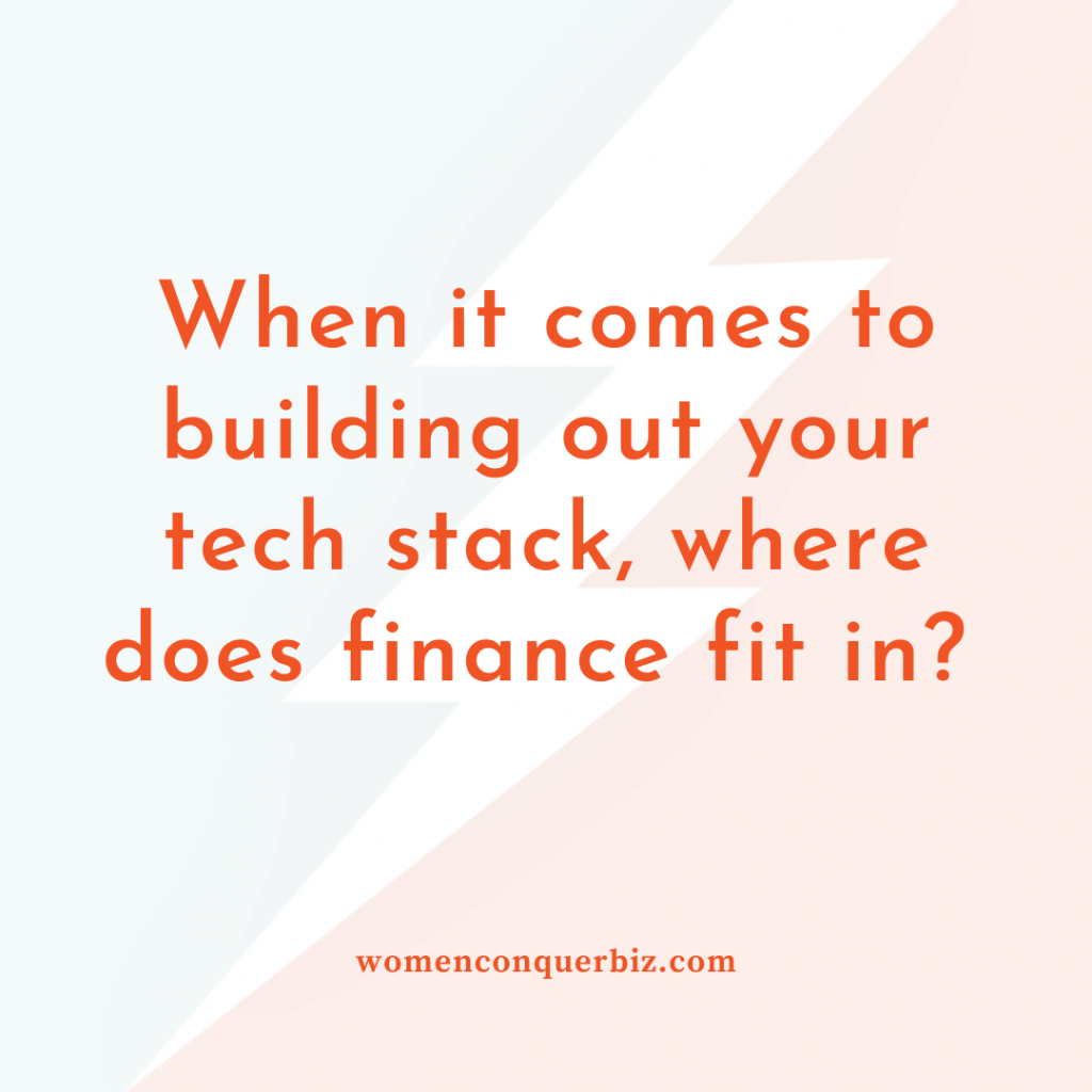 Building a Finance Tech Stack? : Where will Finance Fit in?