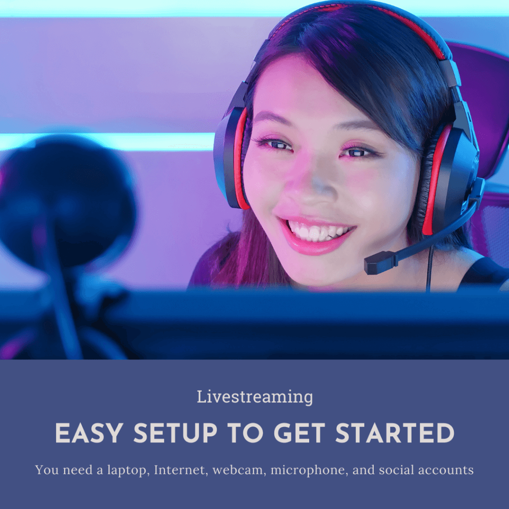 Livestreaming: 10 Tips to Create Business-Building Content Consistently 5 Livestreaming easy setup to get started