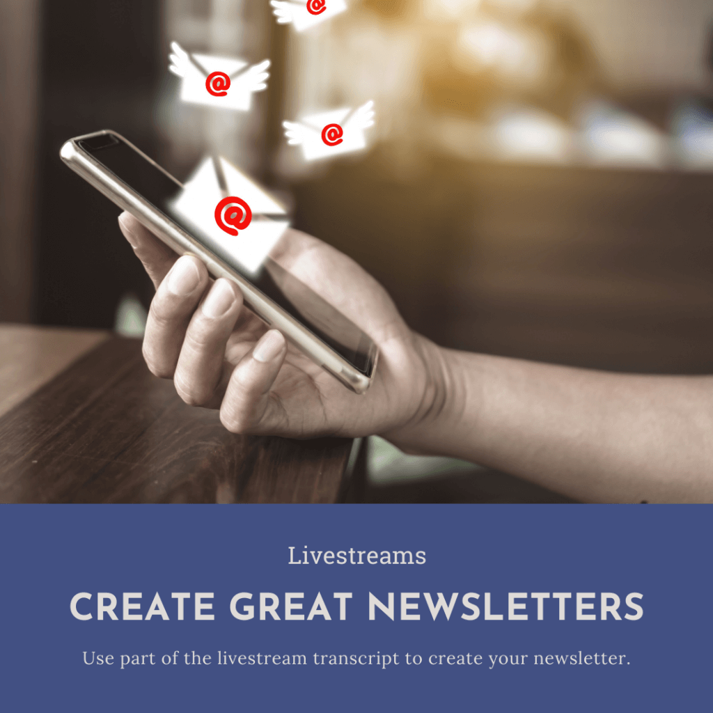 Livestreaming: 10 Tips to Create Business-Building Content Consistently 8 live streams create great newsletters