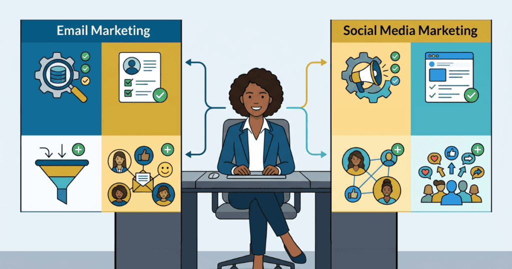 Email Marketing vs Social Media: Which Should Solopreneurs Prioritize? (2026) email marketing vs social media