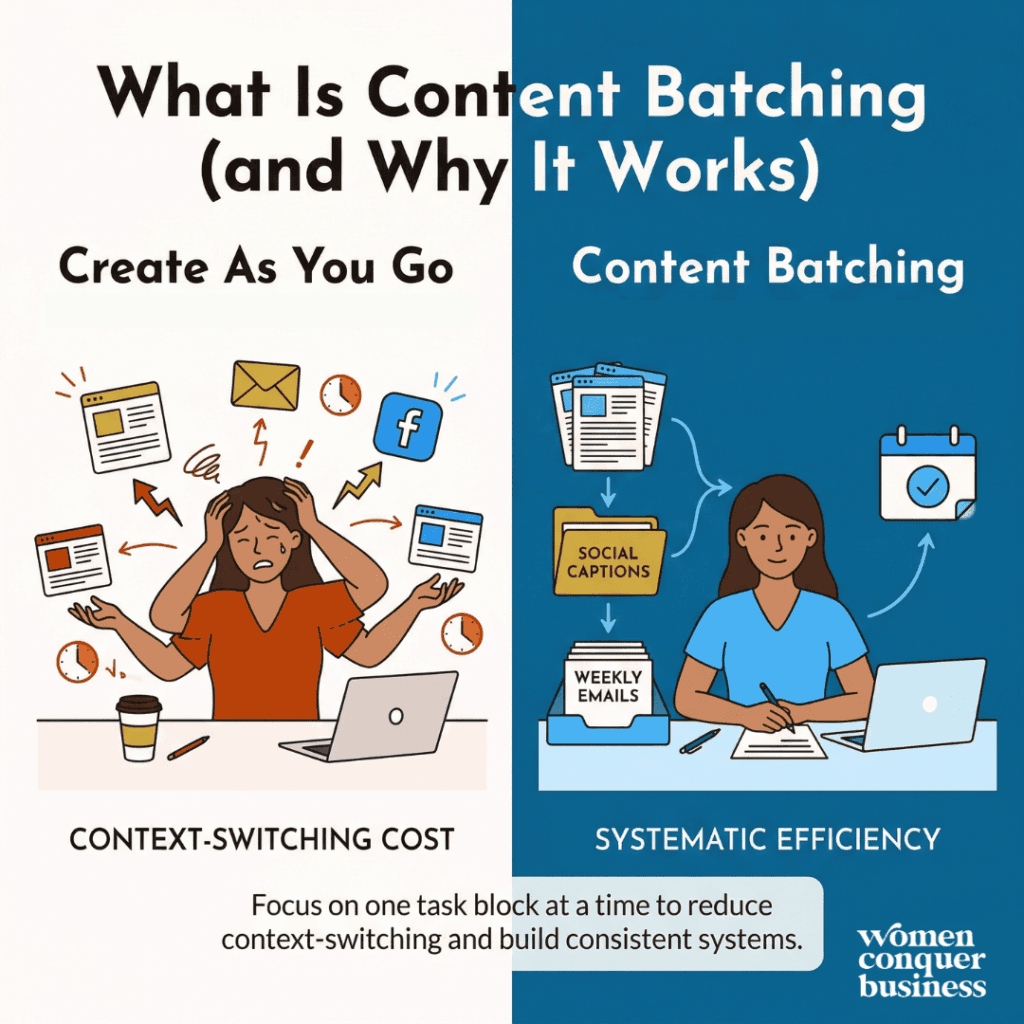 Content Batching for Solopreneurs: The Complete Guide (2026) what is content batching