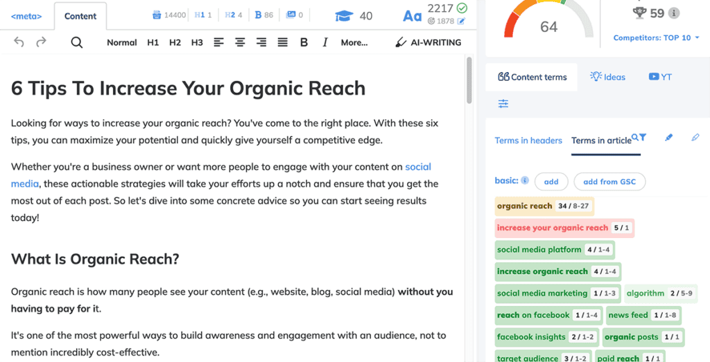6 Tips To Increase Your Organic Reach featured image
