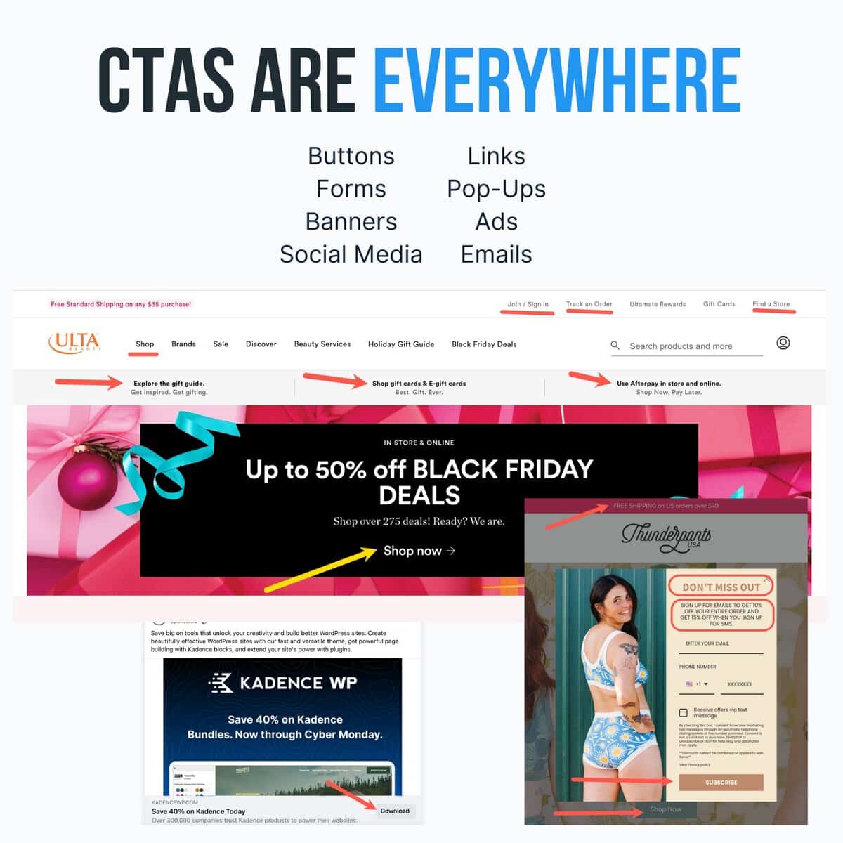 Why is Compelling Language Crucial for Calls-To-Action? Mastering calls-to-action will serve you well. Why? Because they are everywhere: buttons, links, forms, banners, ads, emails, social media.... everywhere.