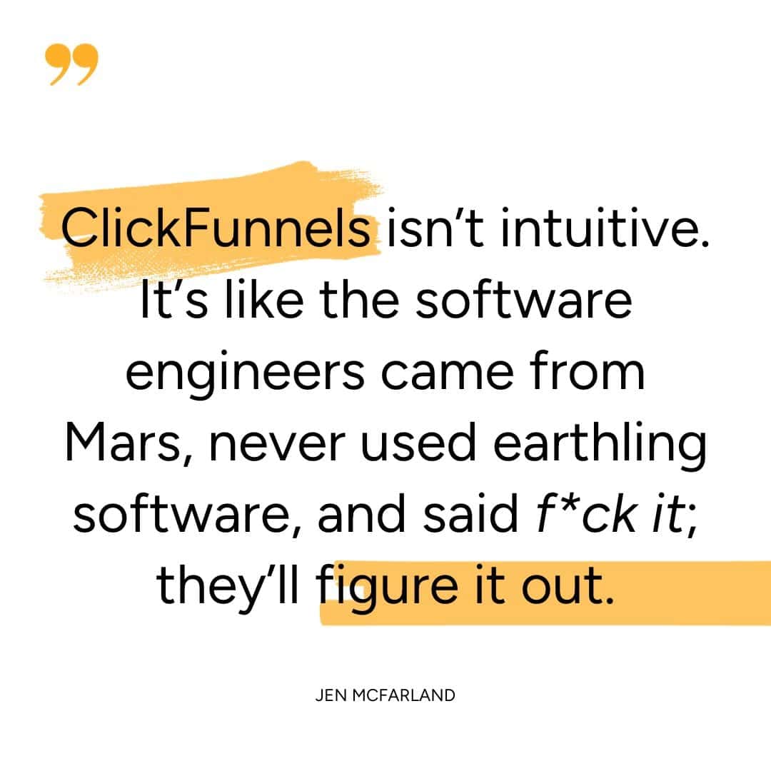 ClickFunnels Review 2026: 3 Reasons to Avoid It & Affordable Options I've researched and recommended software for over 10 years. As a result, I'm always seeking design patterns commonly used across all top-flight software that gives it familiarity for the end-user. Great software, no matter how innovative, looks to its peers and tries to improve upon what they see. That's not the case with ClickFunnels.