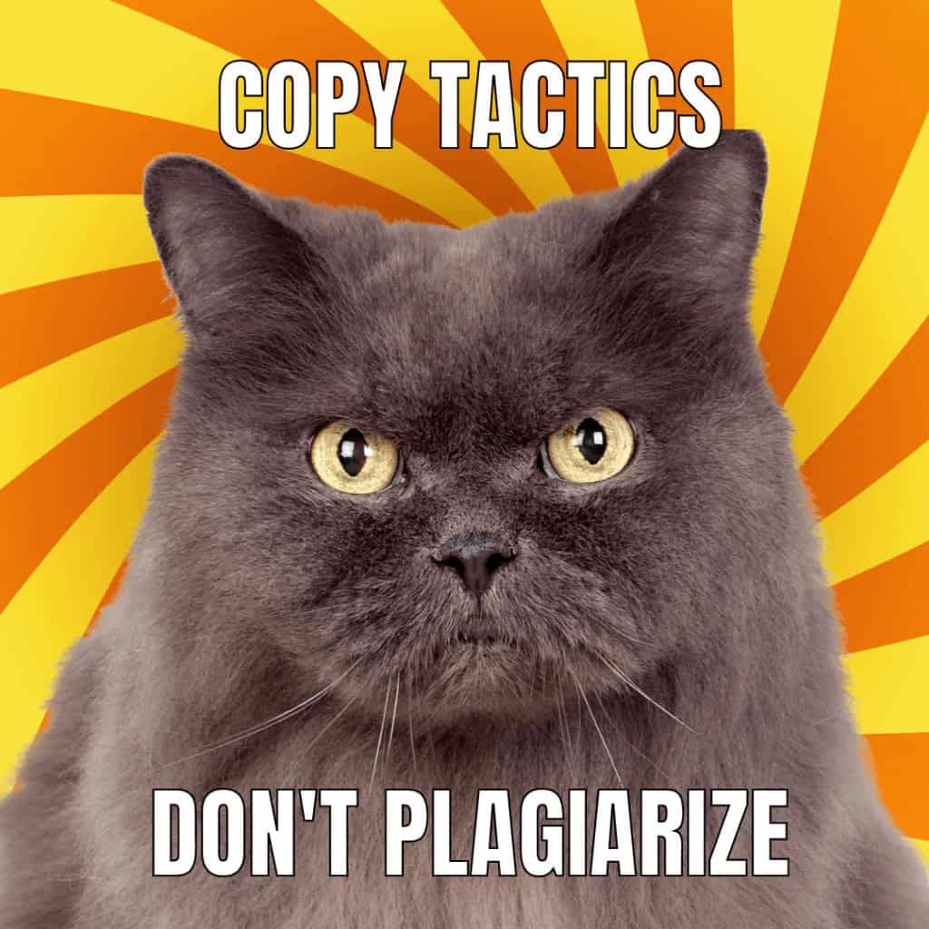 How to Perfectly Execute Your Content Planning Strategies in a Fabulous Way (And Stay Sane in 2022) 6 dont plagiarize 1
