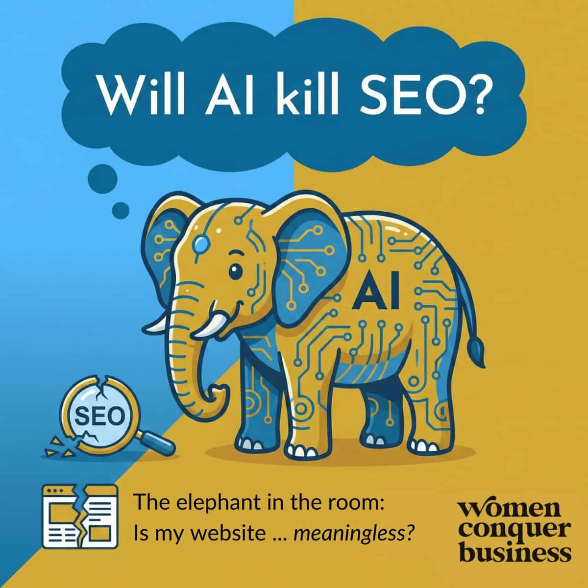 Will AI Kill SEO? What Service Businesses Need to Know will AI kill SEO that's the elephant in the room