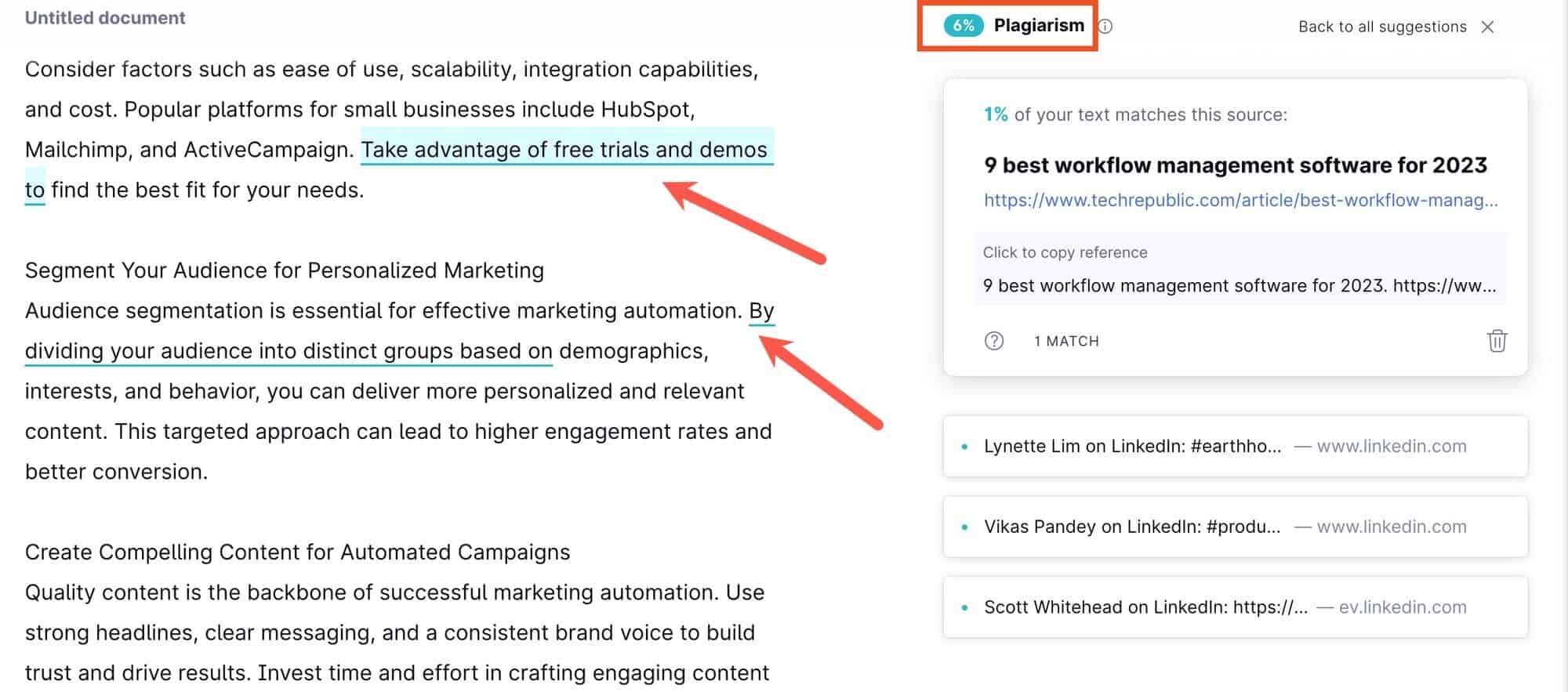 Save Time with this Free 10-Step AI Blog Workflow Grammarly's plagiarism checker.