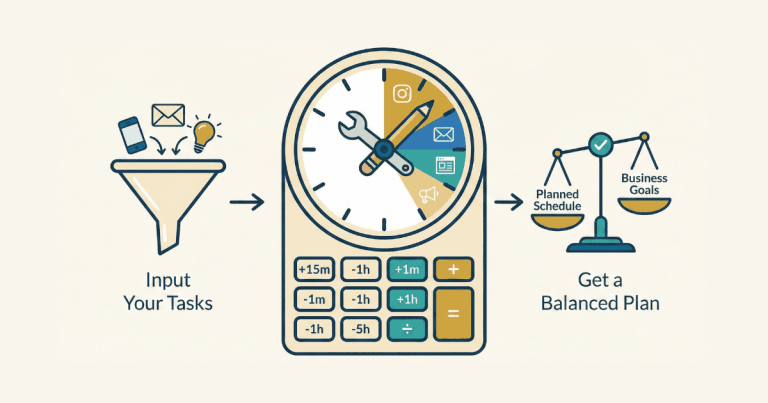 marketing time budget calculator