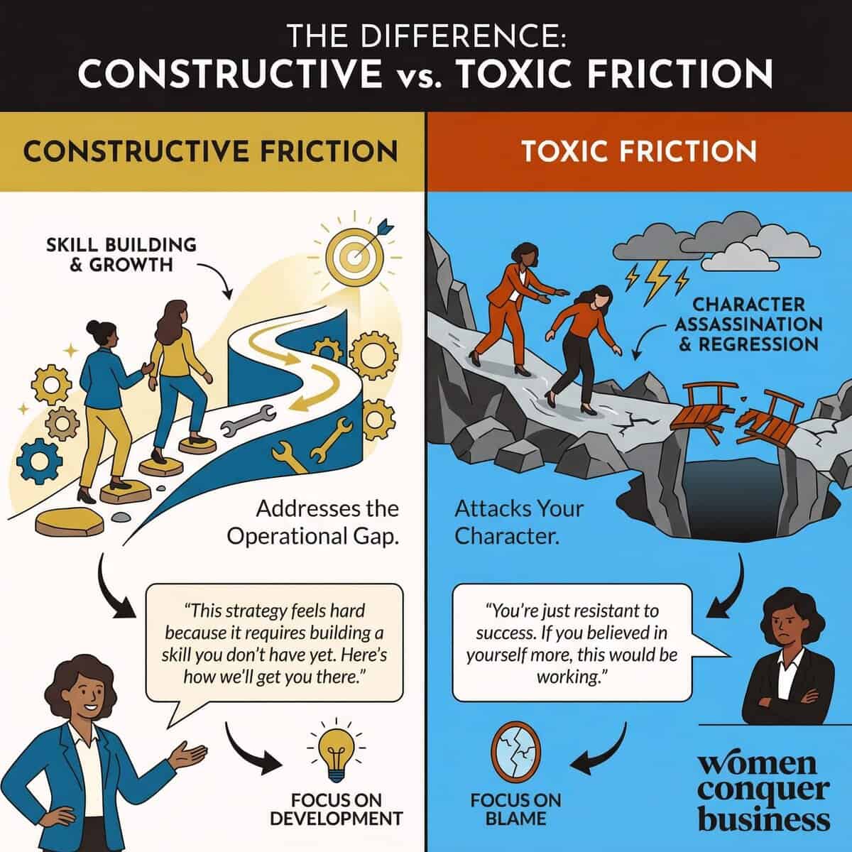 When to Fire Your Marketing Coach: 7 Signs It's Time to Move On (And How to Do It) fire your marketing coach constructive vs toxic friction