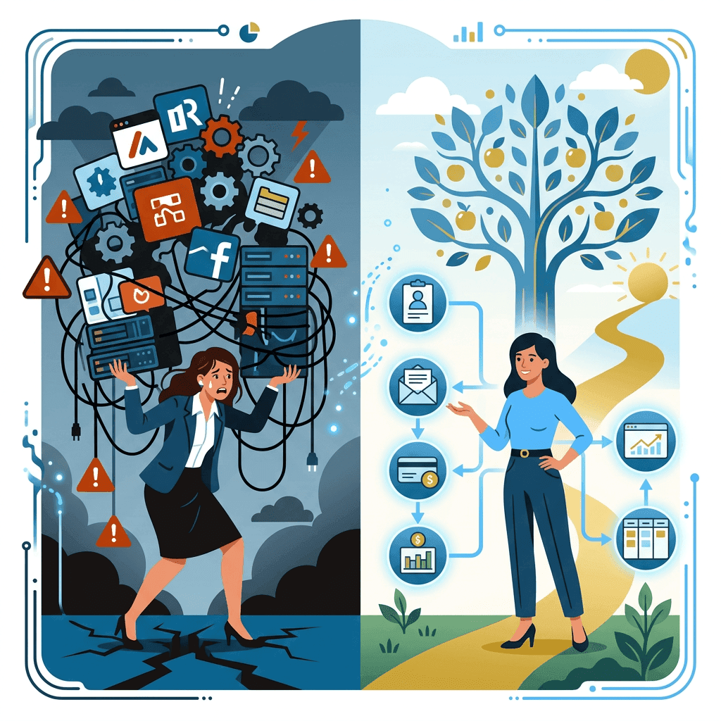 2026 Guide to Decluttering Marketing Systems: Reclaim Your Sanity and ROI roi of sanity, fewer apps, more systems and processes