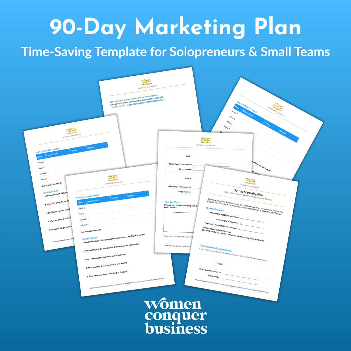 90 day marketing plan